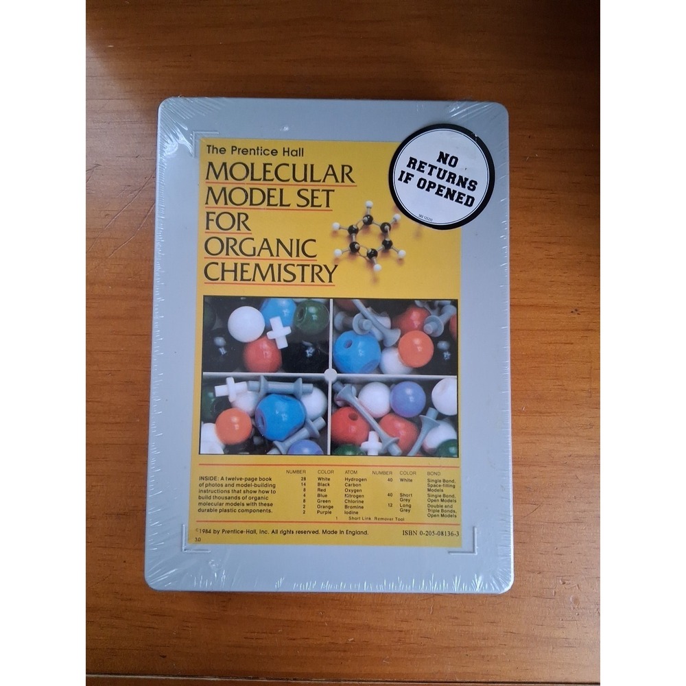 Prentice Hall Molecular Model Set for Organic Chemistry Science - New